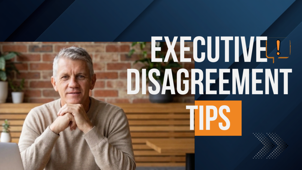 Professional Disagreement Language for Executives